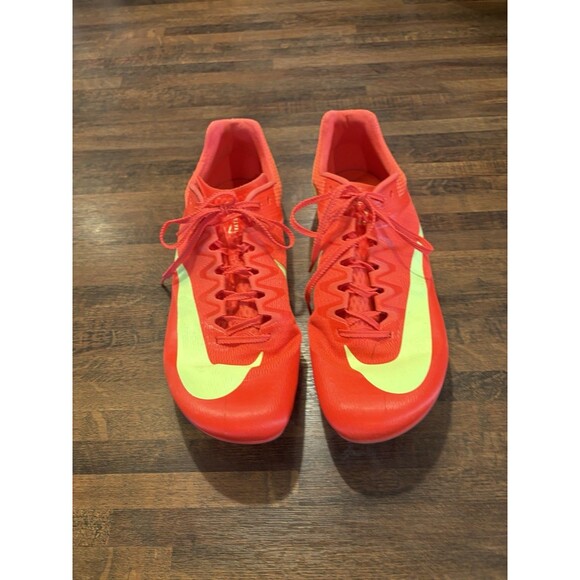 Nike Zoom Rival Sprint track spikes in the Bright Crimson/Coral colorway. 14 main image 6